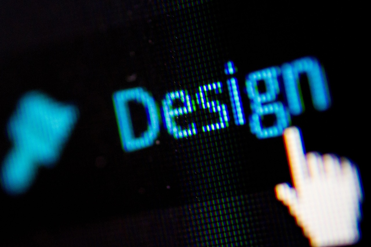 Web design and WordPress blog concept